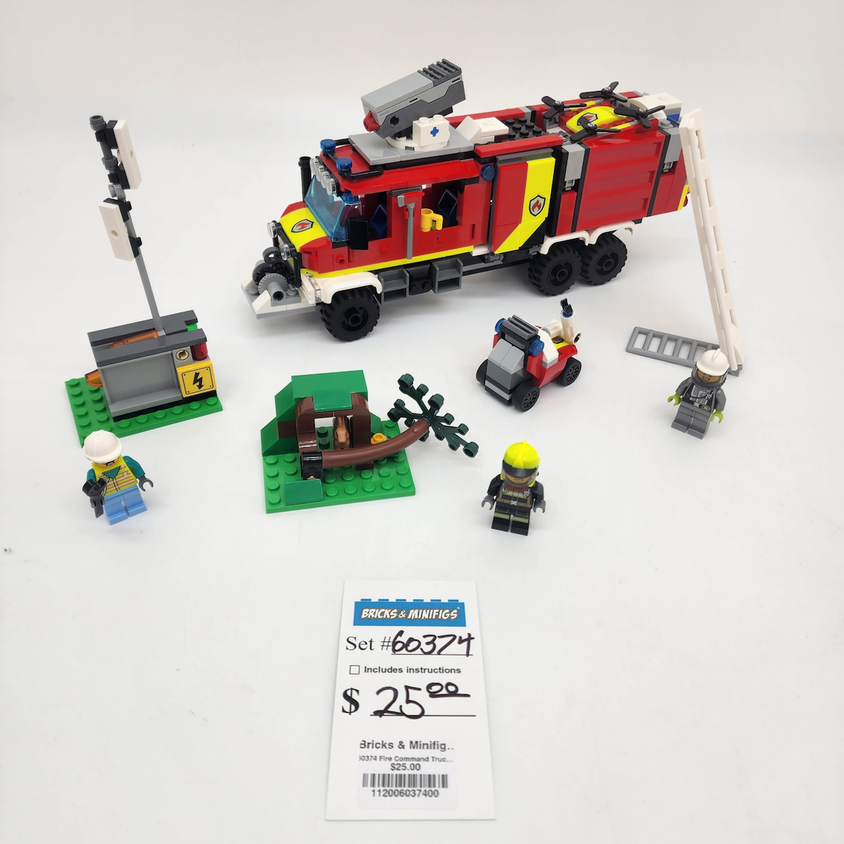 60374 Fire Command Truck (U) product image 1, provided for visual reference and product detail review
