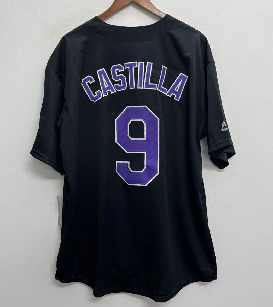 Vinny Castilla Colorado Rockies Official MLB Majestic product image 1