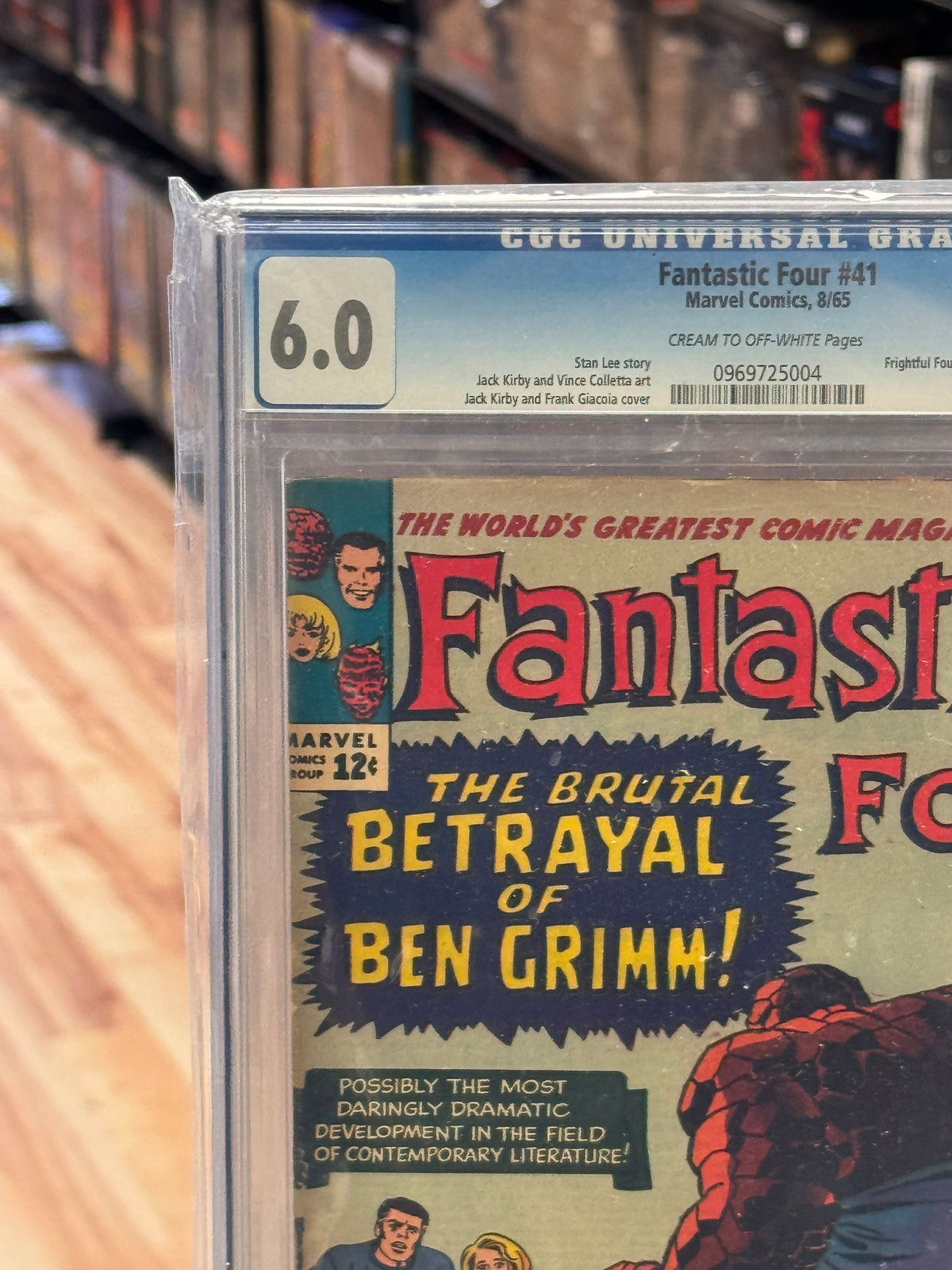 Fantastic Four #41 8/65 (Marvel Comics, CGC Graded 6.0) product image 2, provided for visual reference and product detail