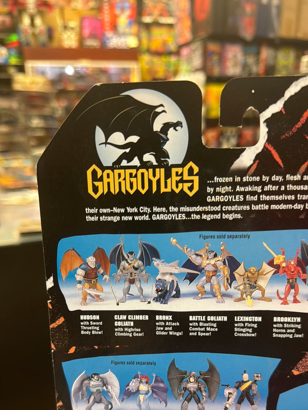 Claw Climber Goliath 0564 (Vintage Gargoyles, Playmates) SEALED product image 11, provided for visual reference and product