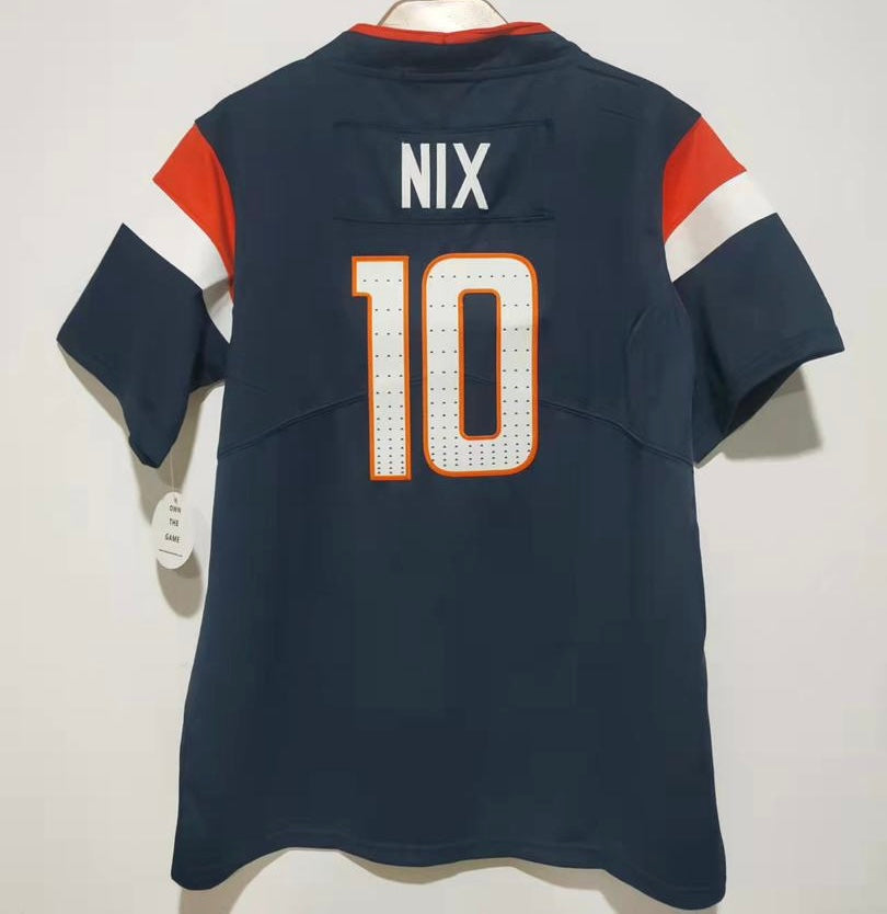 Bo Nix YOUTH KIDS Denver Broncos Jersey Classic Authentics product image 1