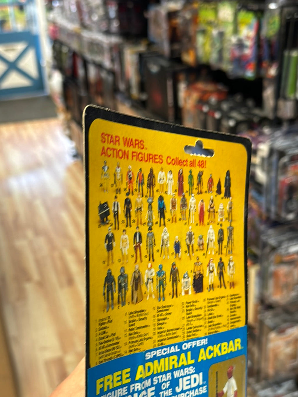Zuckuss ESB 48 Back 1710 (Vintage Star Wars, Kenner) SEALED product image 11, provided for visual reference and product