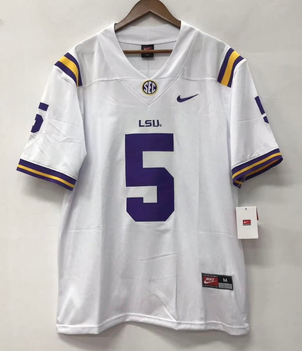 Jayden Daniels LSU Tigers Jersey NIKE white product image 2