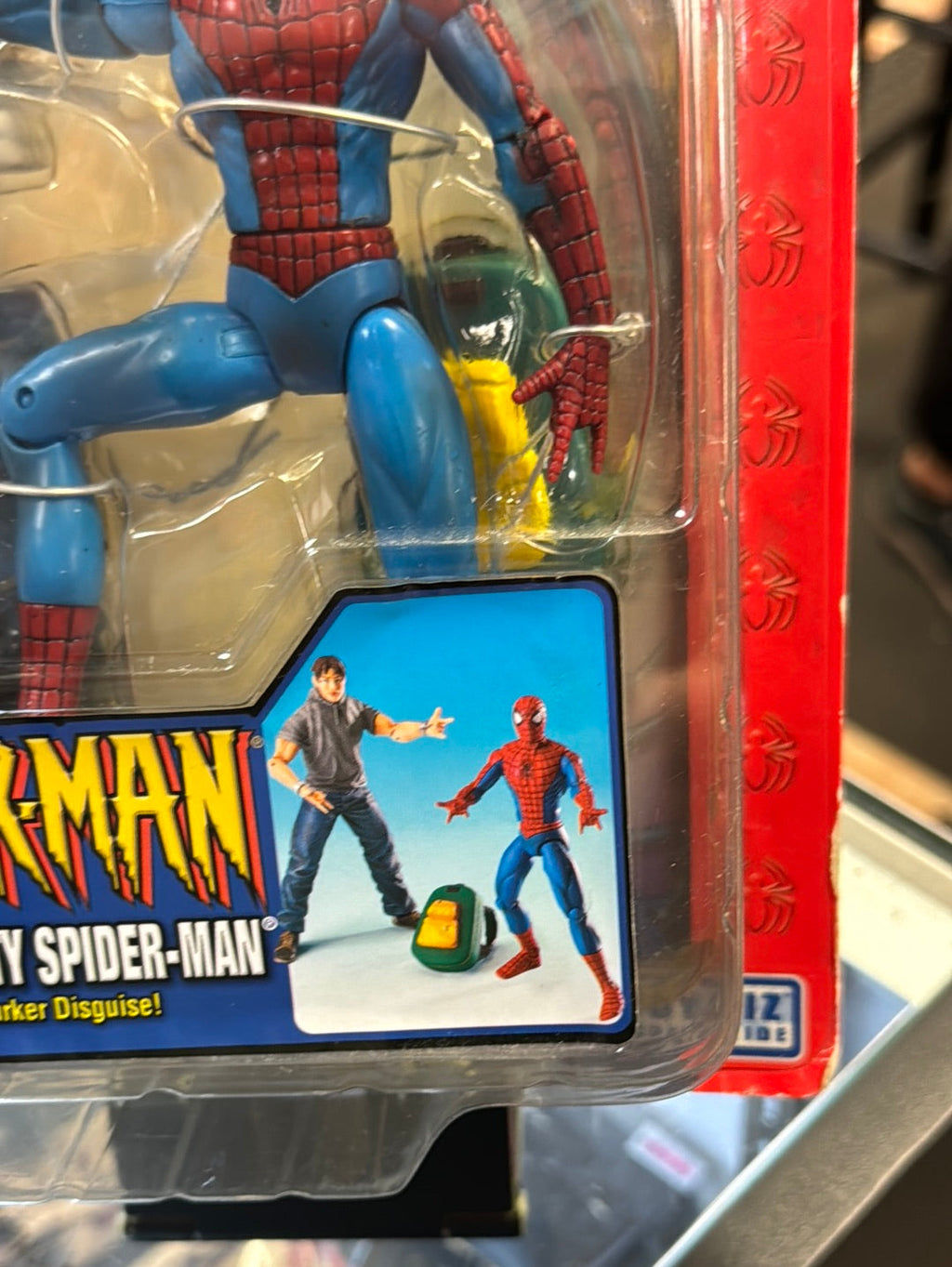 Secret Identity Spider-Man (Vintage Amazing Spider-Man, Toybiz) Sealed product image 5, provided for visual reference and