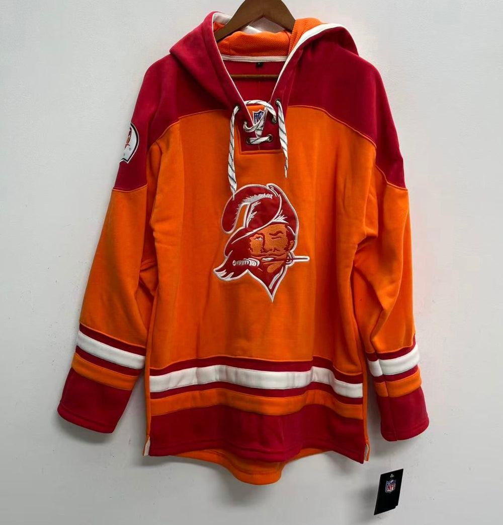 Tampa Bay Buccaneers Official NFL Hockey style hoodie