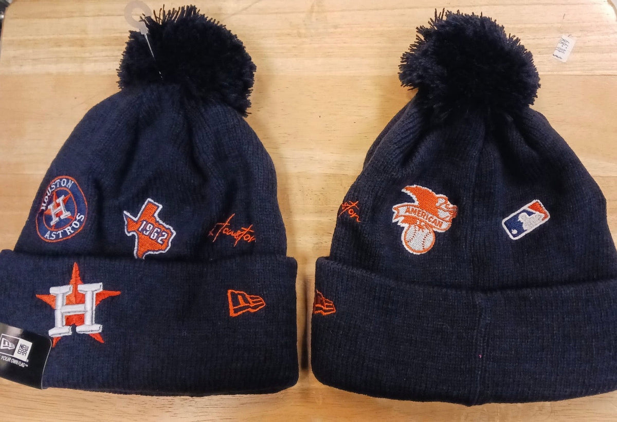 Houston Astros MLB New Era winter knit Hat with Pom product image 1