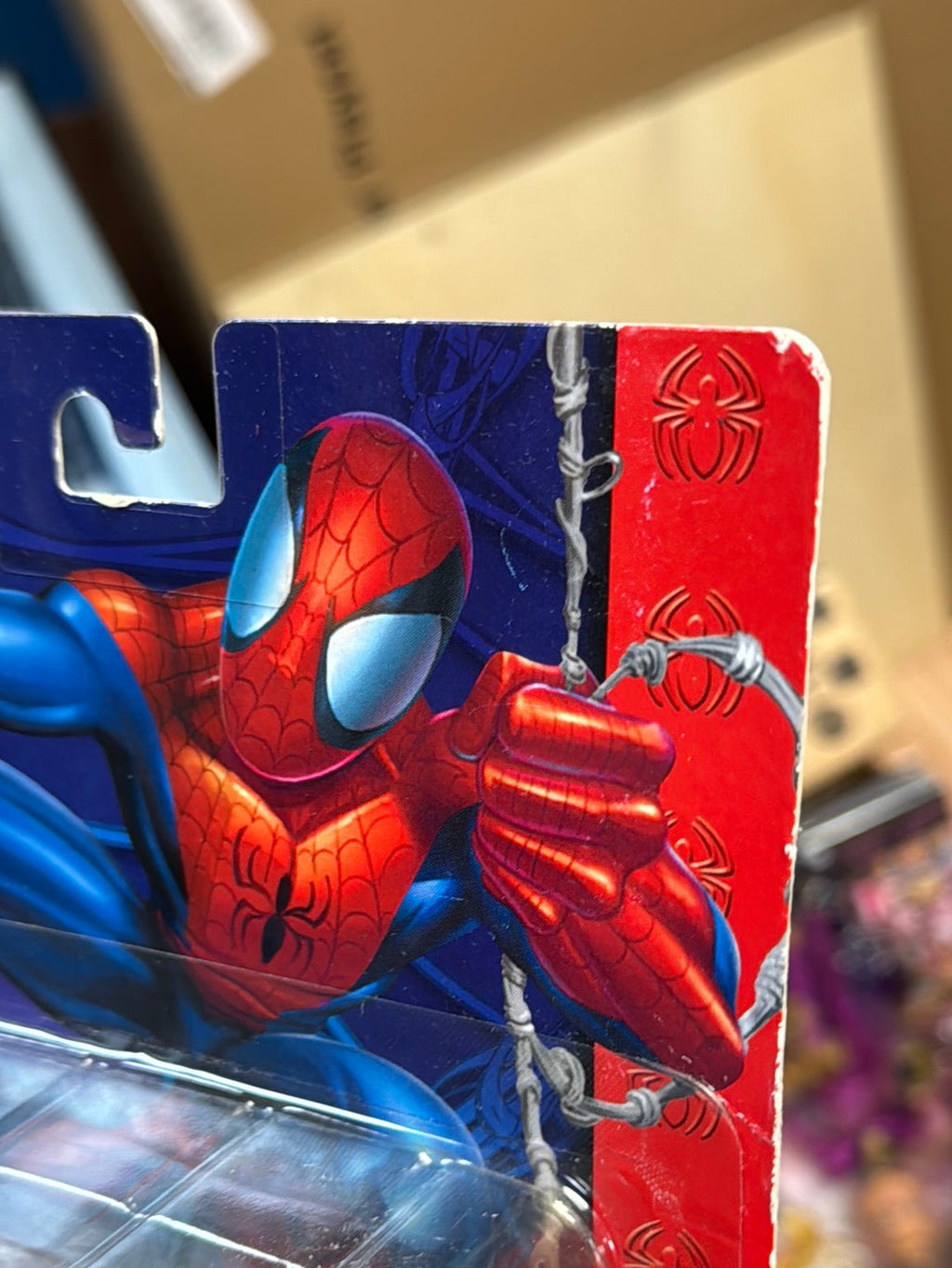 Secret Identity Spider-Man (Vintage Amazing Spider-Man, Toybiz) Sealed product image 13, provided for visual reference and