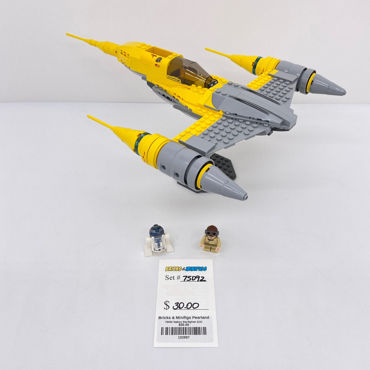 75092 Naboo Starfighter (U1) product image 1, provided for visual reference and product detail review