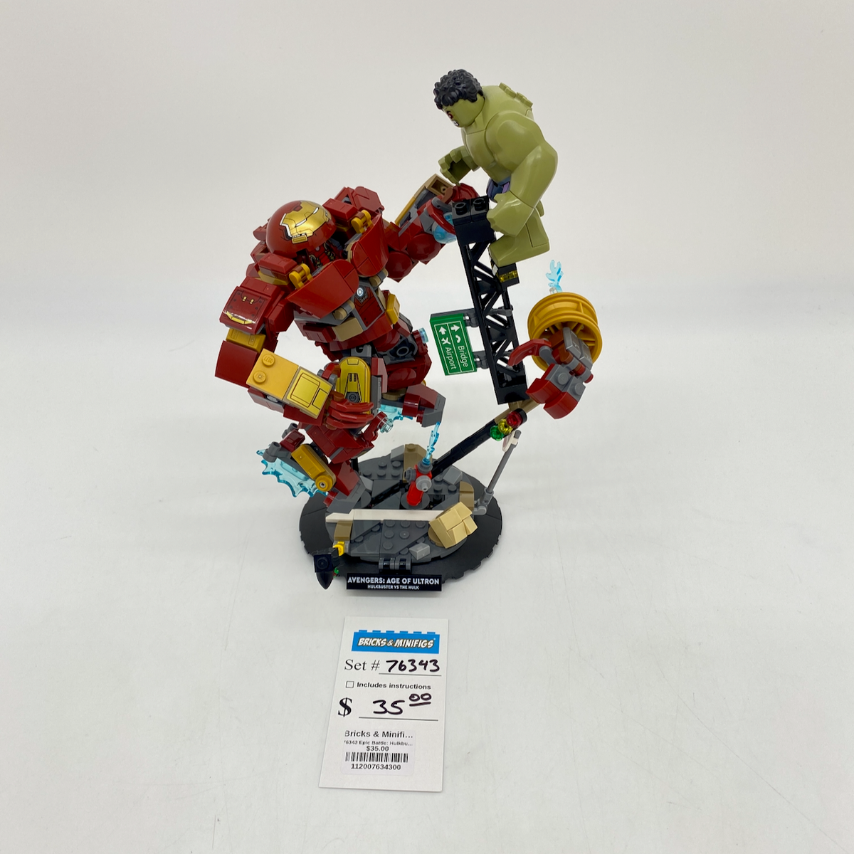 76343 Epic Battle: Hulkbuster vs. The Hulk (U) product image 1, provided for visual reference and product detail review