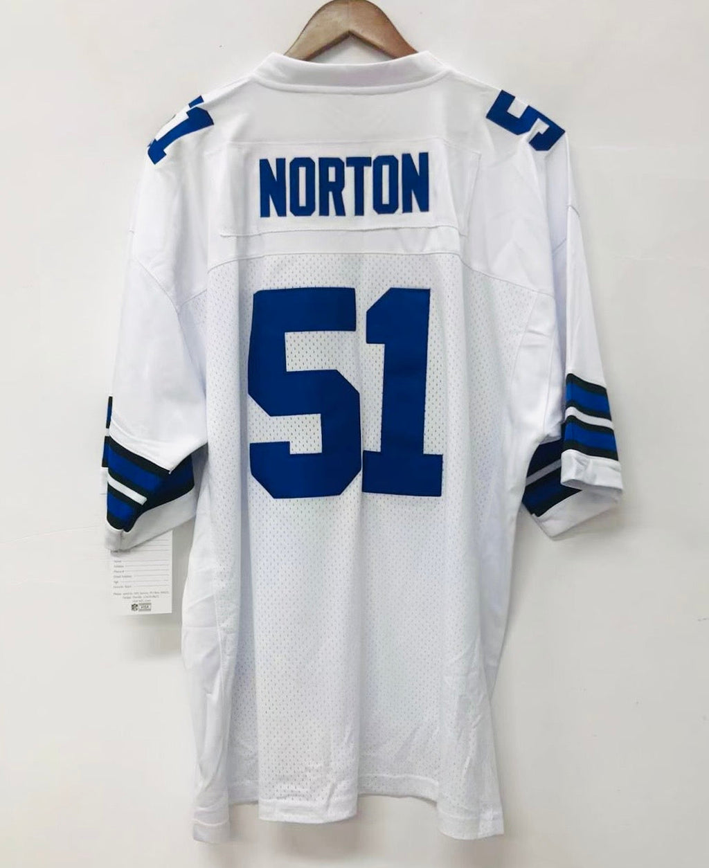 Ken Norton Jr. Dallas Cowboys Official NFL Jersey white product image 1