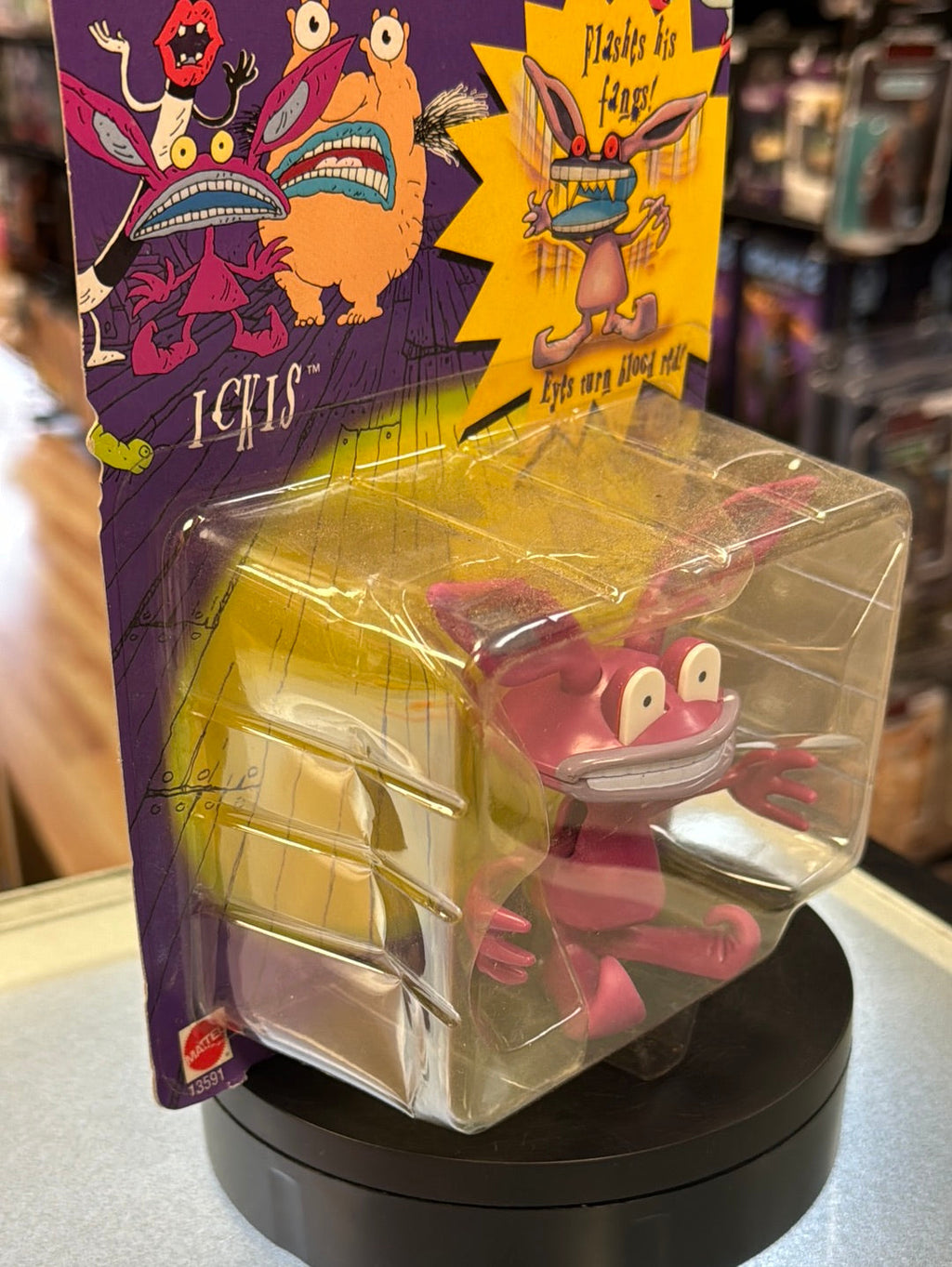 Ickis (Vintage Aahh Real Monsters, Mattel) Sealed product image 9, provided for visual reference and product detail review