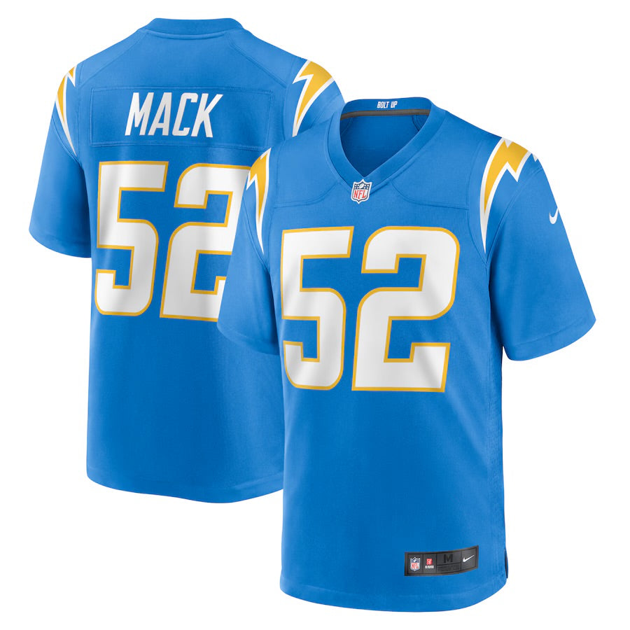 Khalil Mack Los Angeles Chargers Official NFL NIKE Jersey