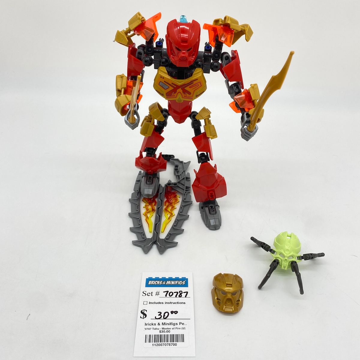 70787 Tahu - Master of Fire (U) product image 1, provided for visual reference and product detail review