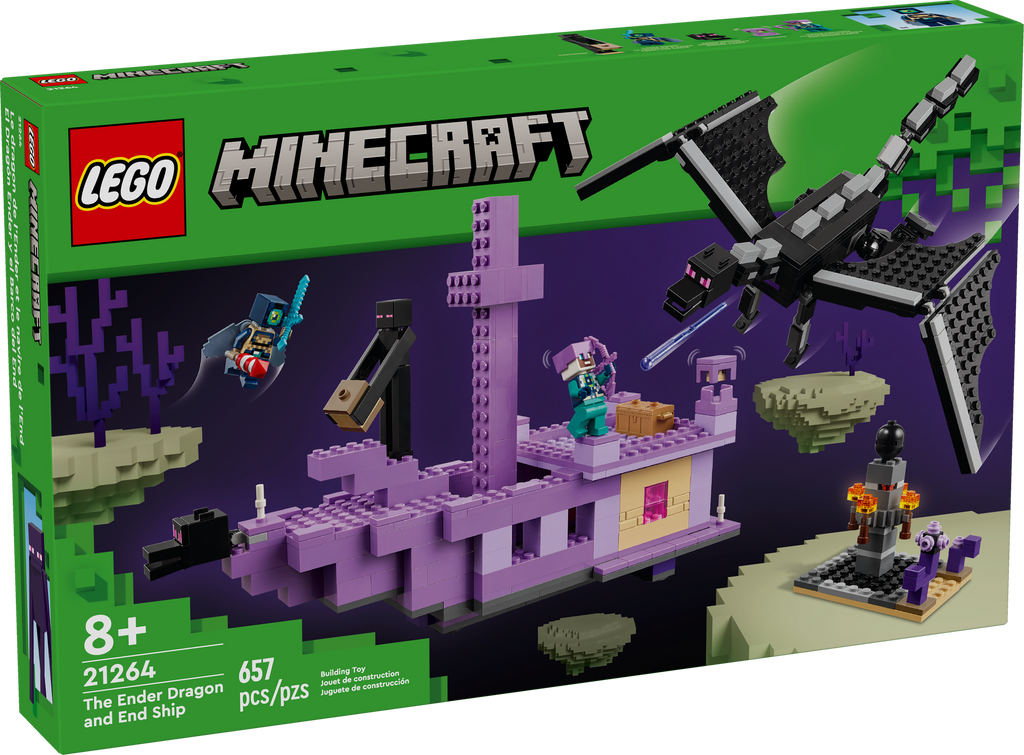 21264 The Ender Dragon and End Ship product image 1, provided for visual reference and product detail review