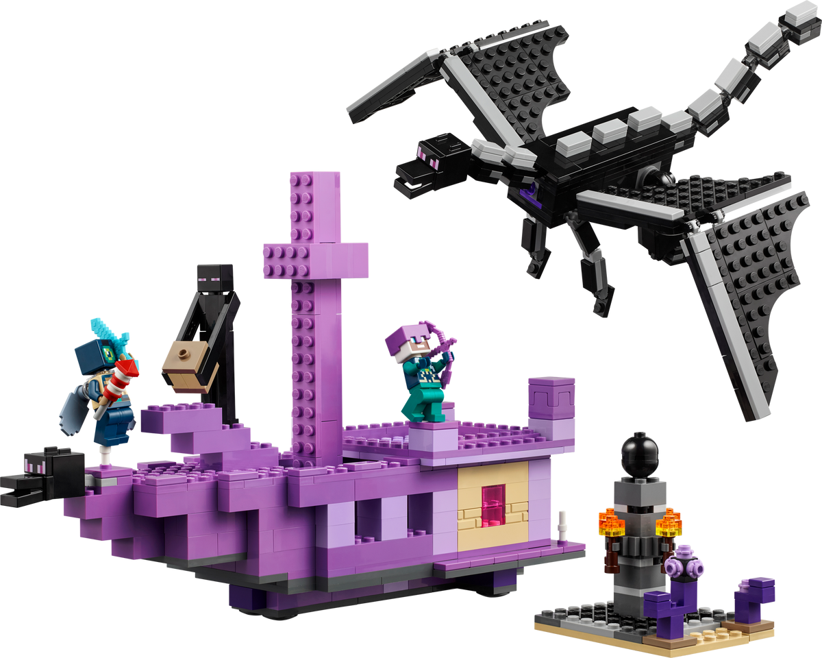 21264 The Ender Dragon and End Ship product image 2, provided for visual reference and product detail review