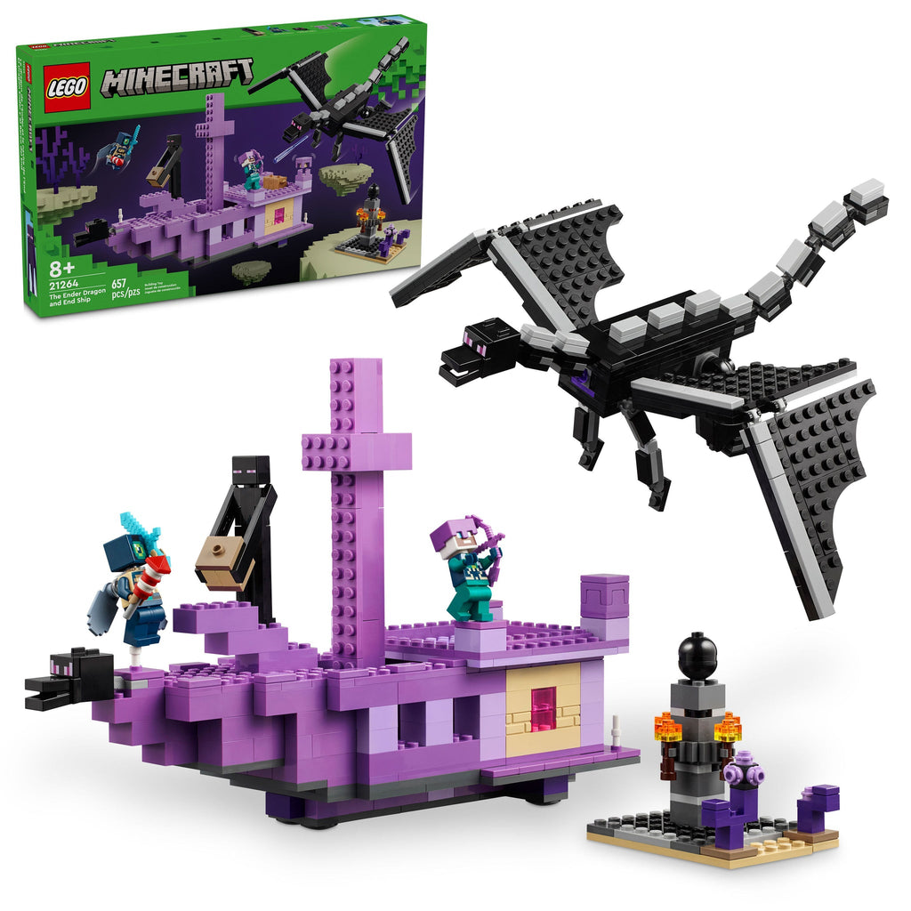 21264 The Ender Dragon and End Ship product image 3, provided for visual reference and product detail review