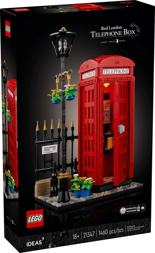 21347 Red London Telephone Box product image 1, provided for visual reference and product detail review