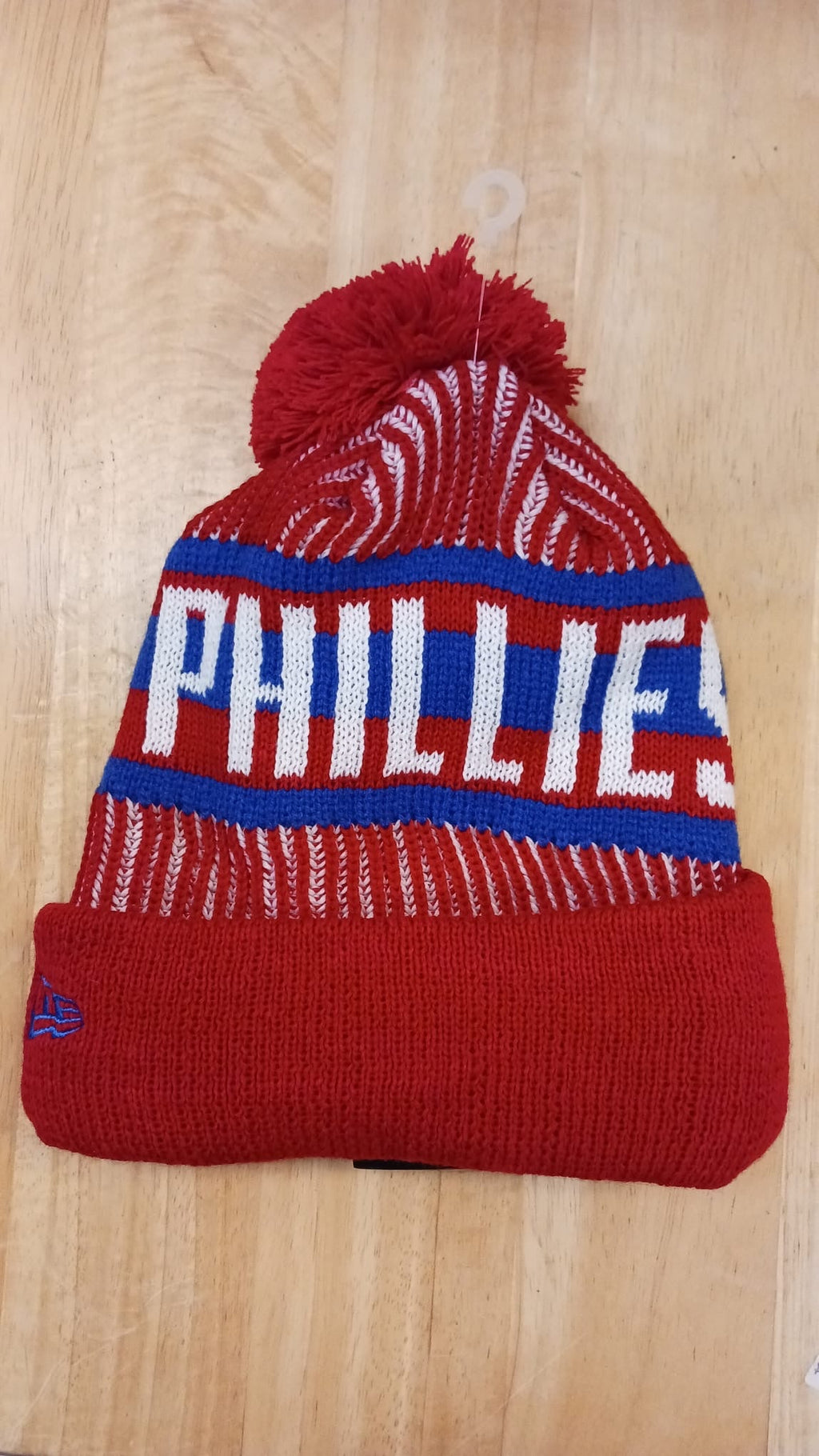 Philadelphia Phillies MLB New Era winter knit Hat with Pom product image 2