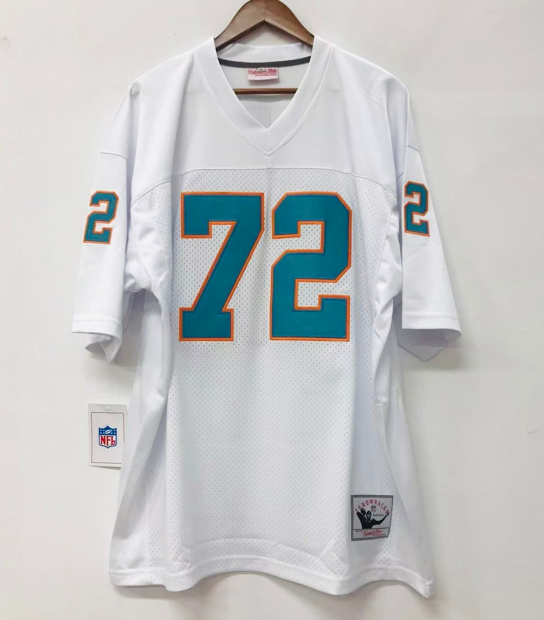 72 UNDEFEATED Miami Dolphins NFL Mitchell & Ness Jersey product image 2