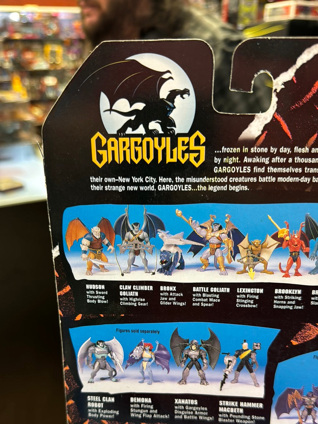 Bronx 0558 (Vintage Gargoyles, Playmates) SEALED product image 7, provided for visual reference and product detail review