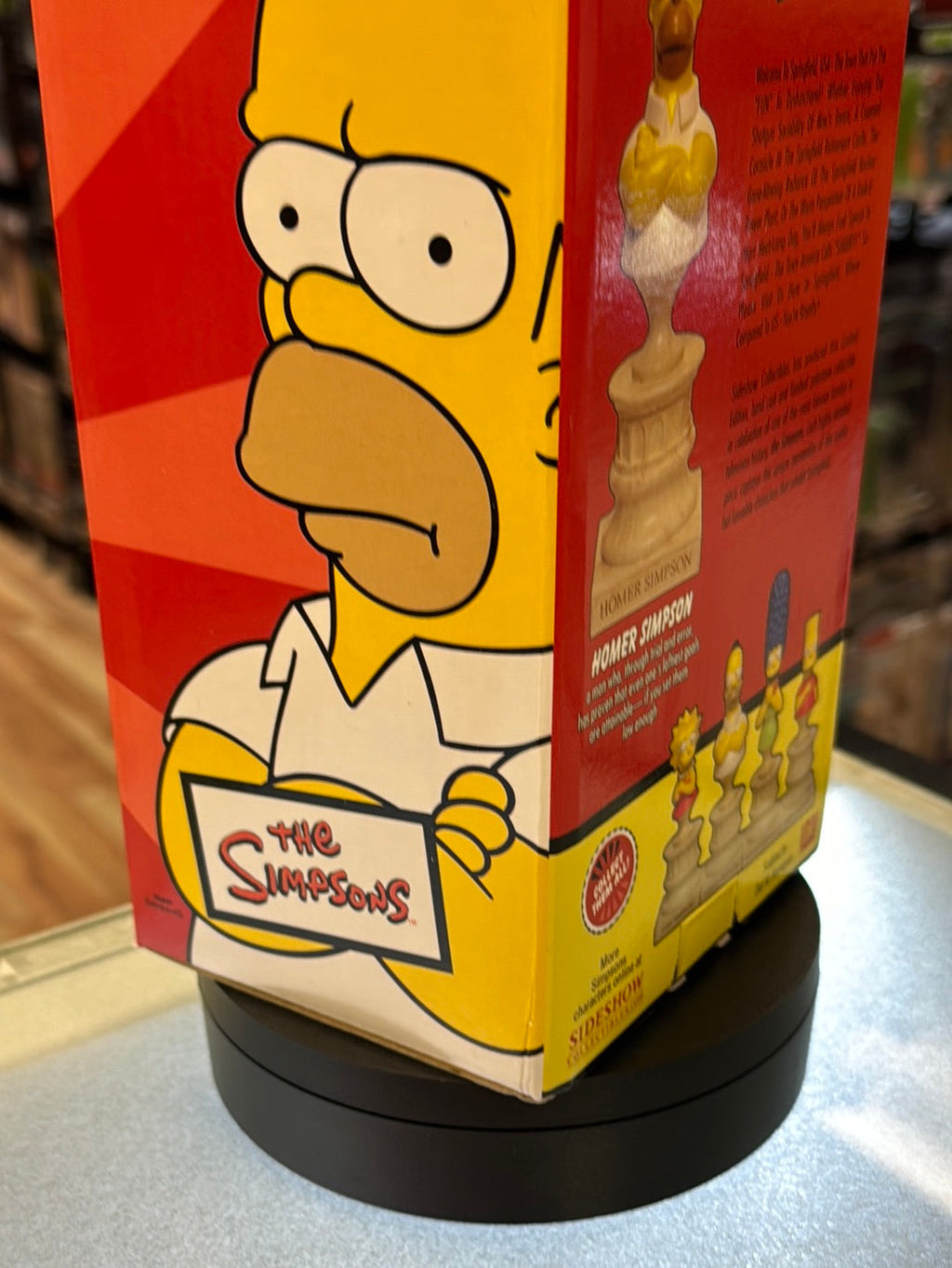 Homer Simpson Polystone Bust (Vintage Sideshow, The Simpson) NEW OPEN BOX product image 10, provided for visual reference