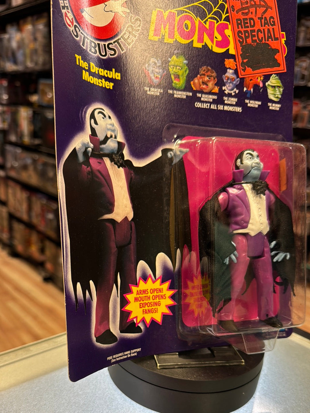 Dracula Monster 1689 (Vintage Ghostbusters, Kenner) SEALED product image 6, provided for visual reference and product detail