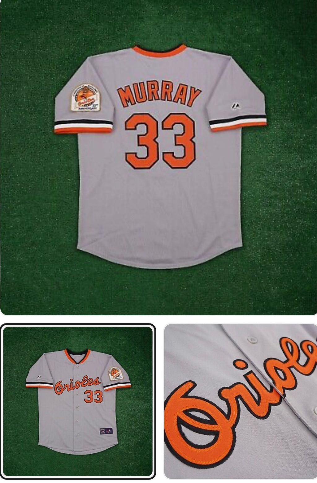 Eddie Murray Baltimore Orioles Official MLB jersey Majestic product image 2