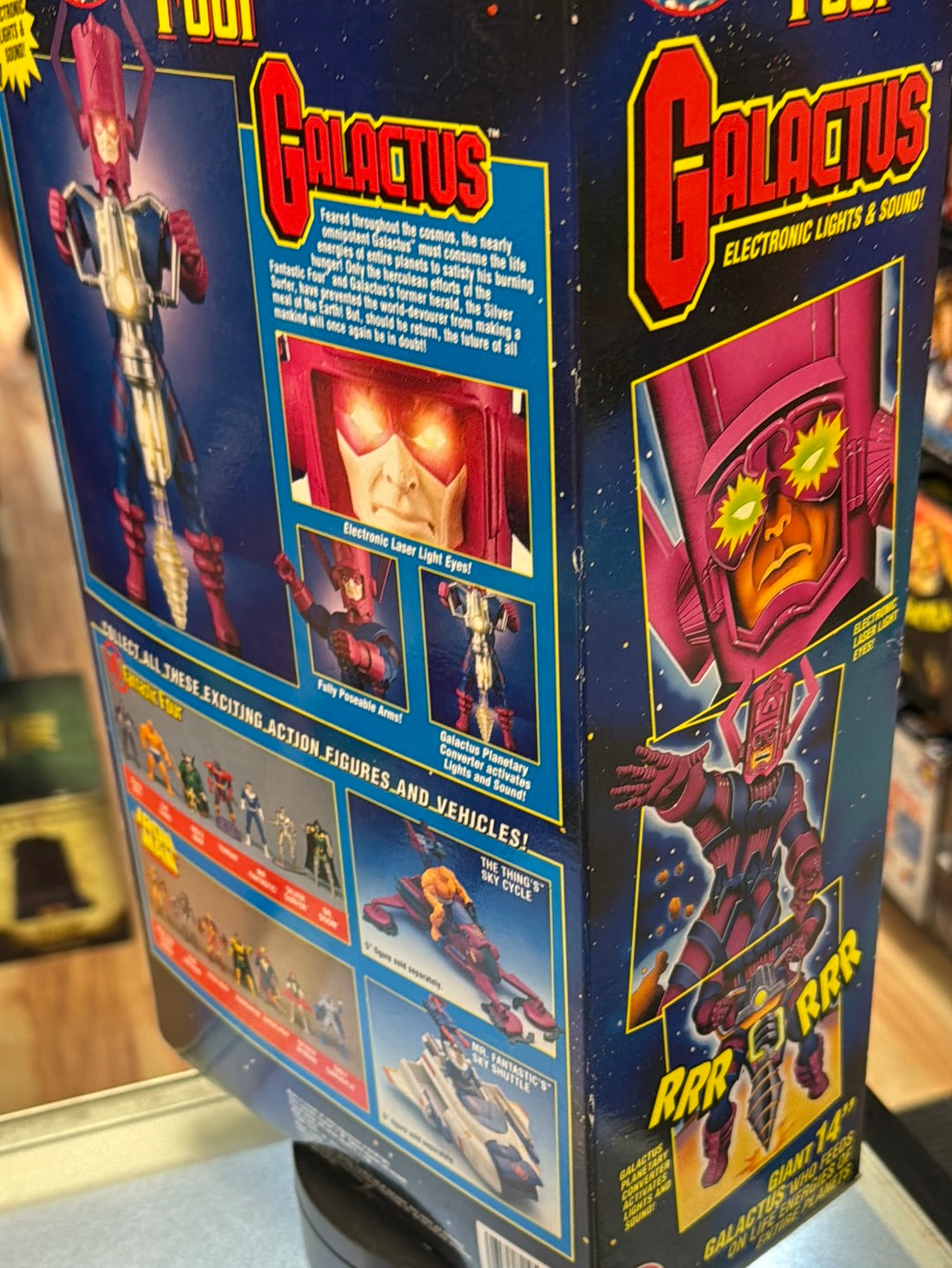 Electronic Lights & Sound Galactus (Vintage Marvel Fantastic Four, Toybiz) SEALED product image 10, provided for visual