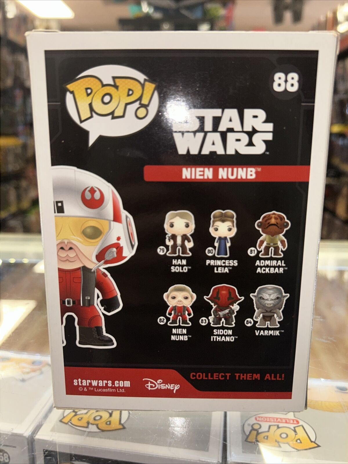 Nien Numb signed by Mike Quinn (Funko Pop, Star Wars) **JSA Auth.* (GameStop) product image 5, provided for visual reference