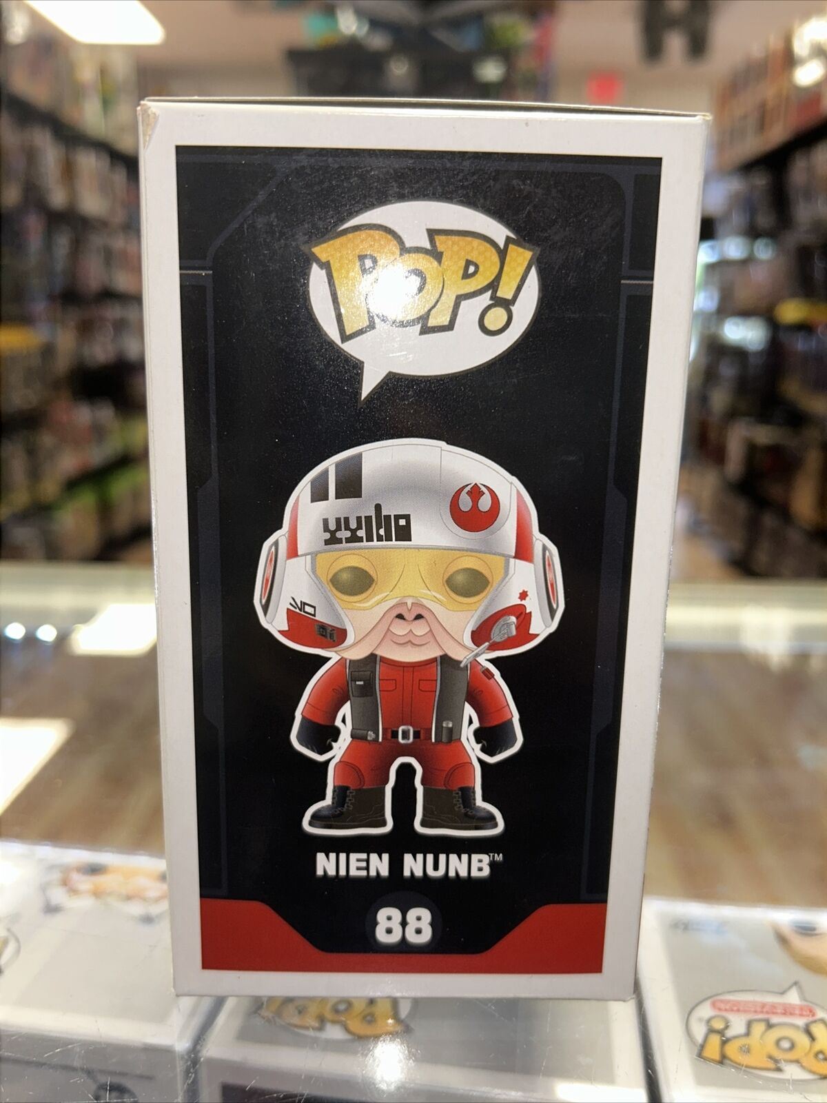 Nien Numb signed by Mike Quinn (Funko Pop, Star Wars) **JSA Auth.* (GameStop) product image 6, provided for visual reference