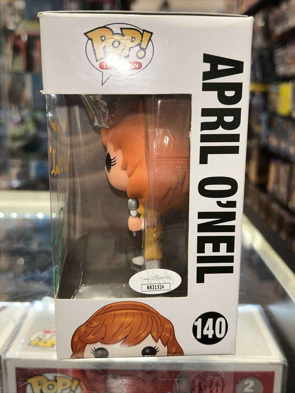 April Signed By Renae Jacobs & Judith Hoag (Funko Pop, TMNT) JSA Authenticated* product image 4, provided for visual