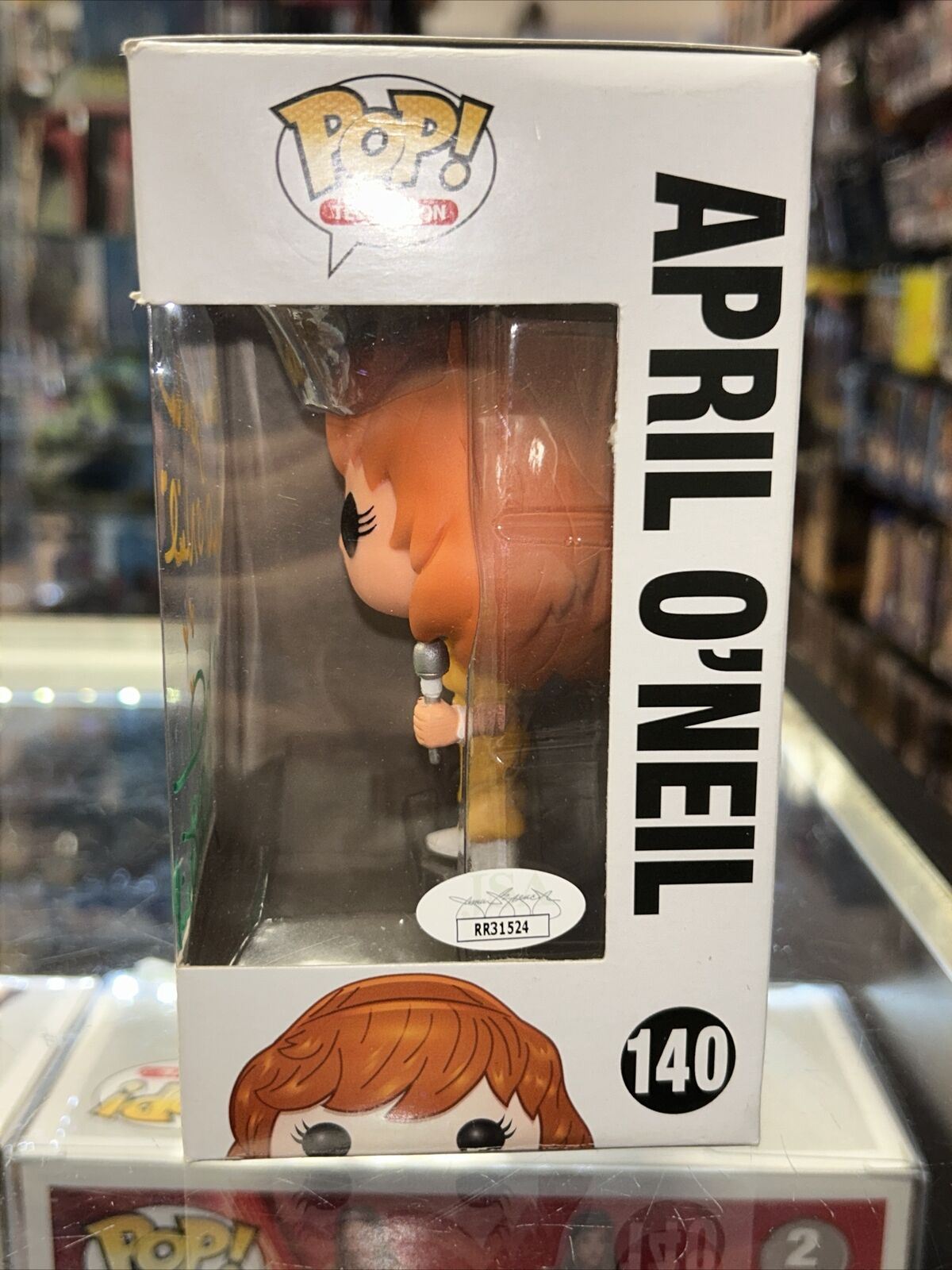 April Signed By Renae Jacobs & Judith Hoag (Funko Pop, TMNT) JSA Authenticated* product image 4, provided for visual