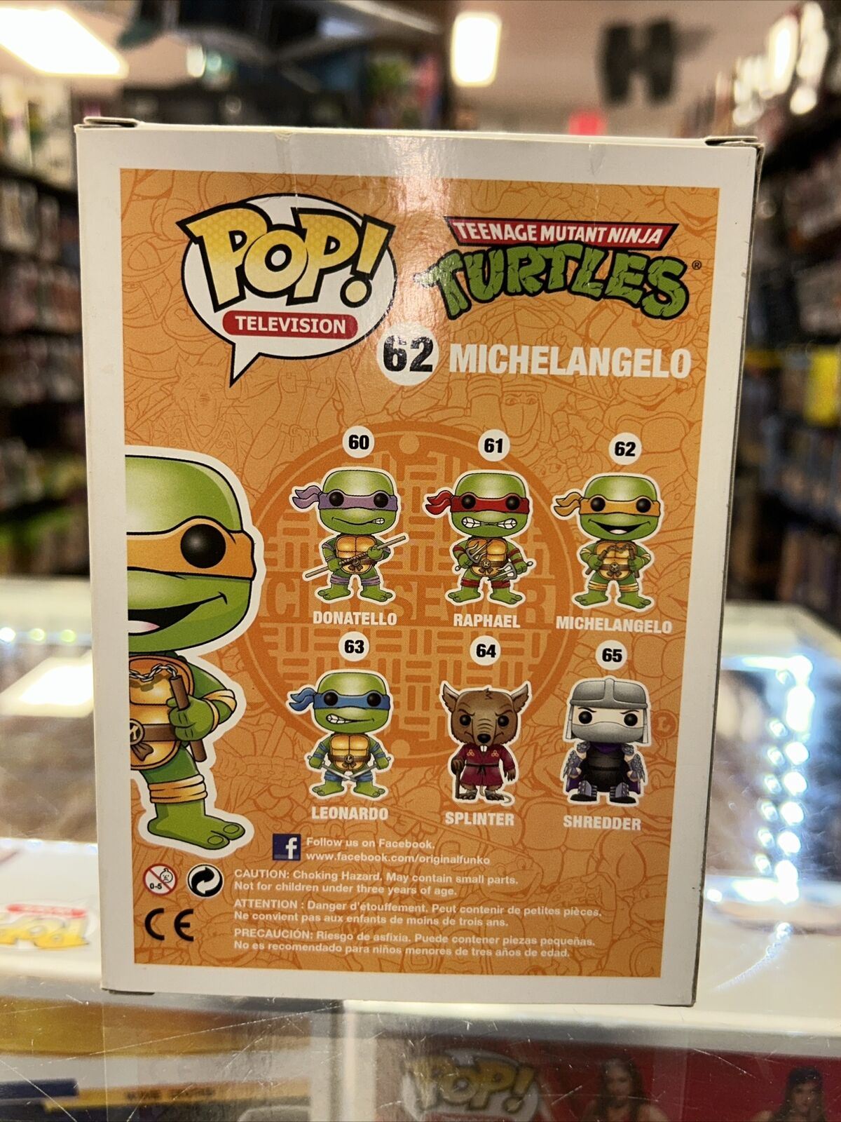Michelangelo Signed By Townsend Coleman (Funko Pop, TMNT) **JSA Authenticated* product image 6, provided for visual