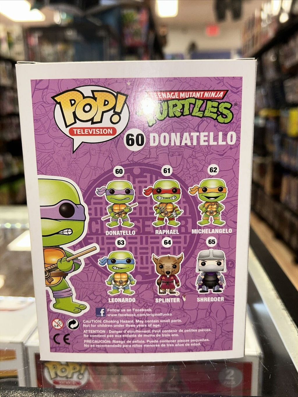 Donatello Signed By Barry Gordon (Funko Pop, TMNT) **JSA Authenticated* product image 4, provided for visual reference and