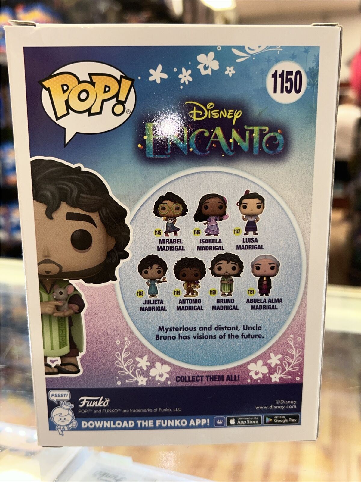 Bruno Madrigal Signed By John Leguizamo (Funko, Disney ) *JSA Authenticated* product image 6, provided for visual reference