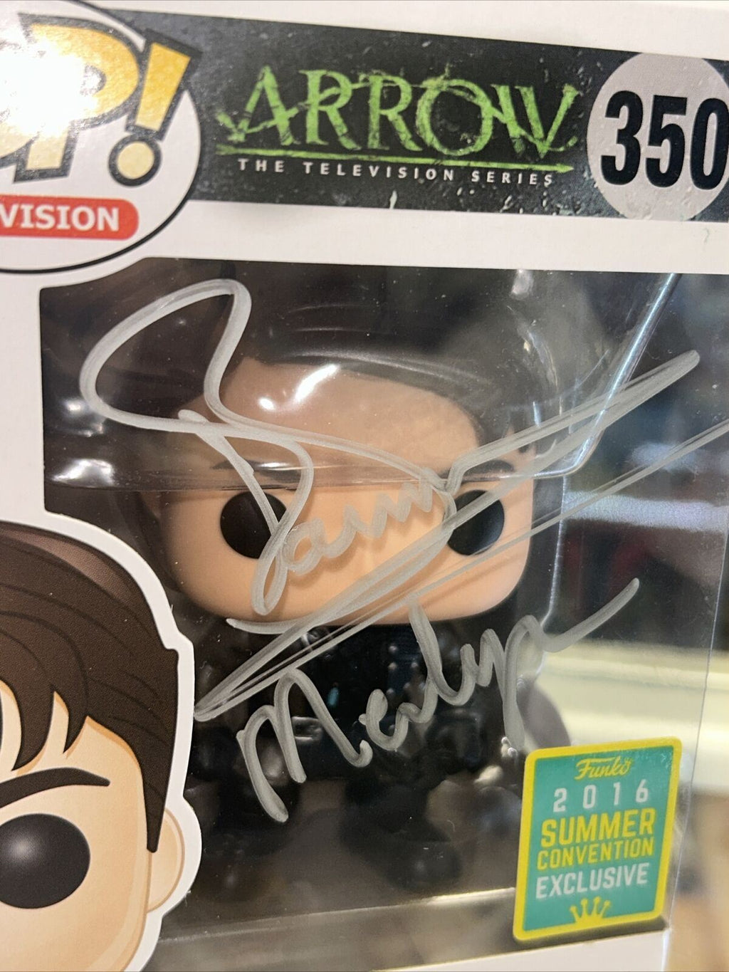 Malcom Merlyn Signed By John Barrowman (Funko, Arrow) *JSA Authenticated* product image 3, provided for visual reference and