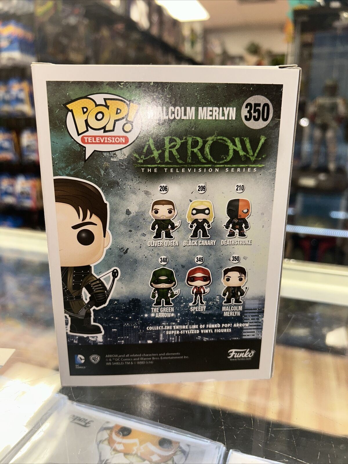 Malcom Merlyn Signed By John Barrowman (Funko, Arrow) *JSA Authenticated* product image 6, provided for visual reference and