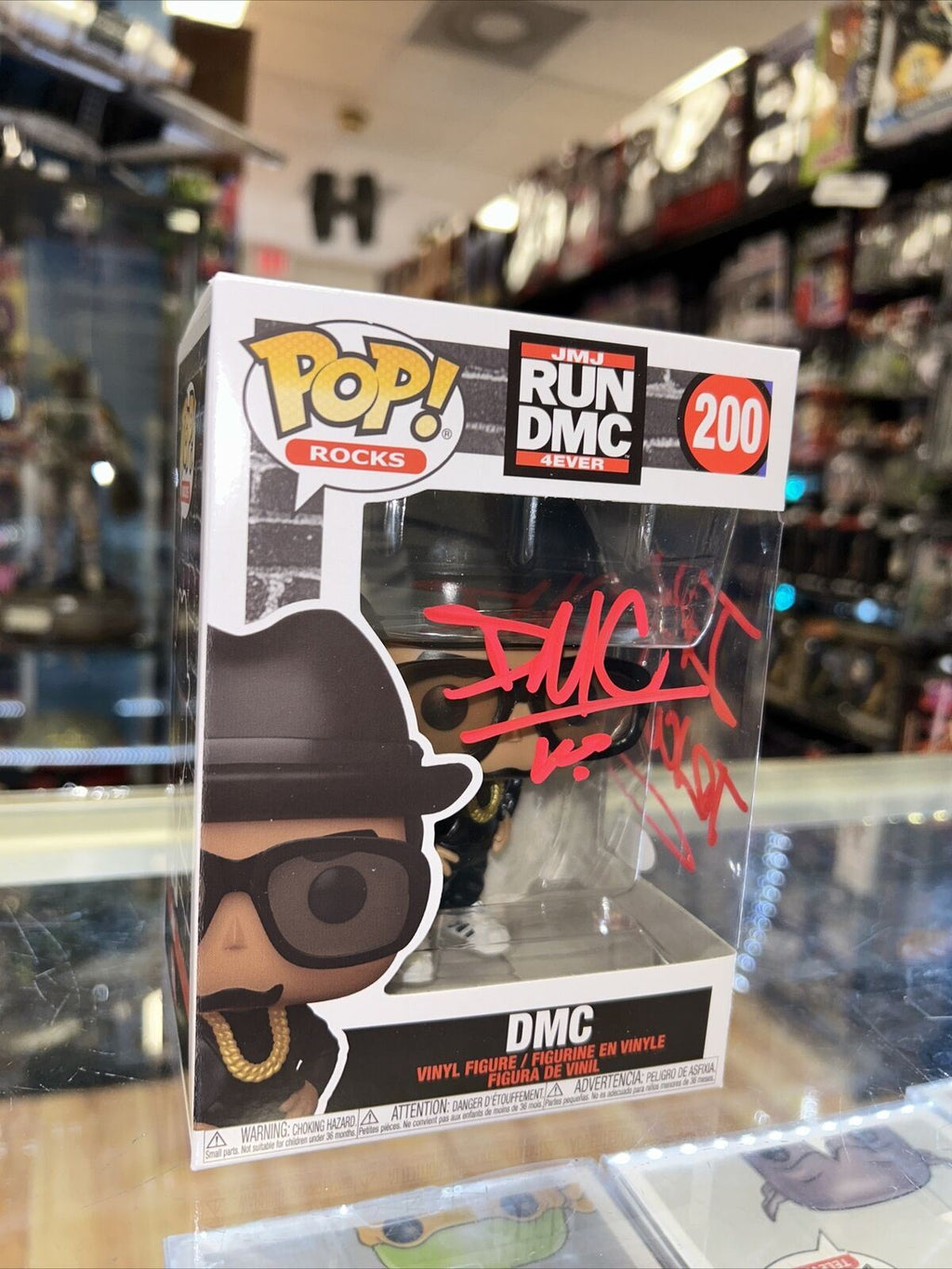 DMC Signed By Darryl McDaniels (Funko, RUN DMC ) *JSA Authenticated* product image 2, provided for visual reference and