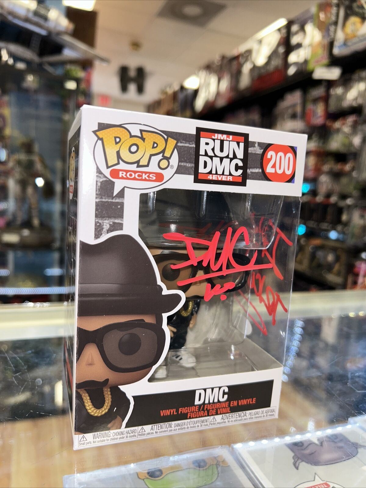 DMC Signed By Darryl McDaniels (Funko, RUN DMC ) *JSA Authenticated* product image 2, provided for visual reference and