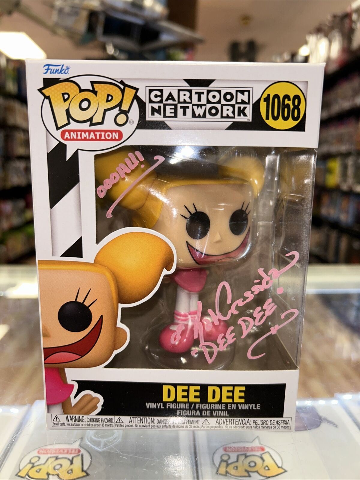 DEE DEE Signed By Kat Cressida (Funko, Cartoon Network)*JSA Authenticated* product image 2, provided for visual reference