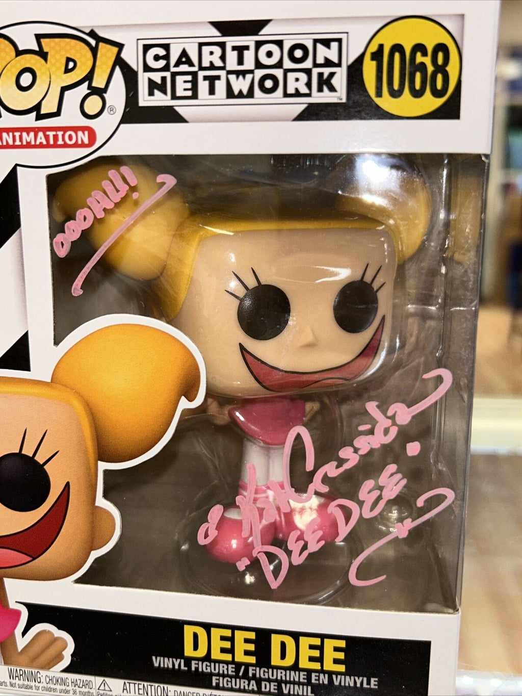 DEE DEE Signed By Kat Cressida (Funko, Cartoon Network)*JSA Authenticated* product image 3, provided for visual reference