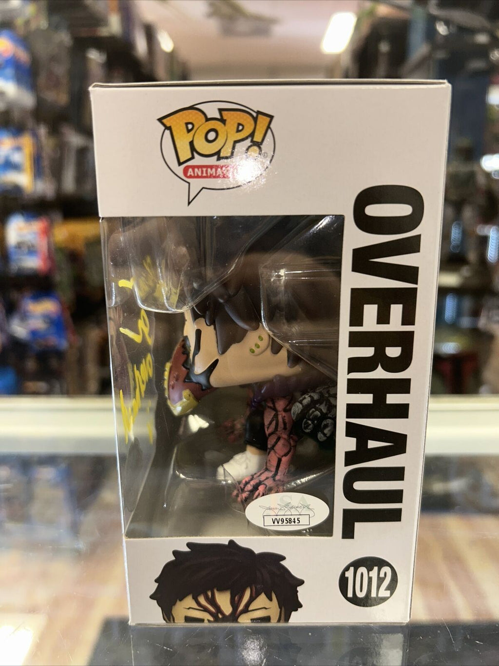 Overhaul Signed by Kellen Goff (Funko, My Hero Academia ) *JSA Authenticated* product image 4, provided for visual reference