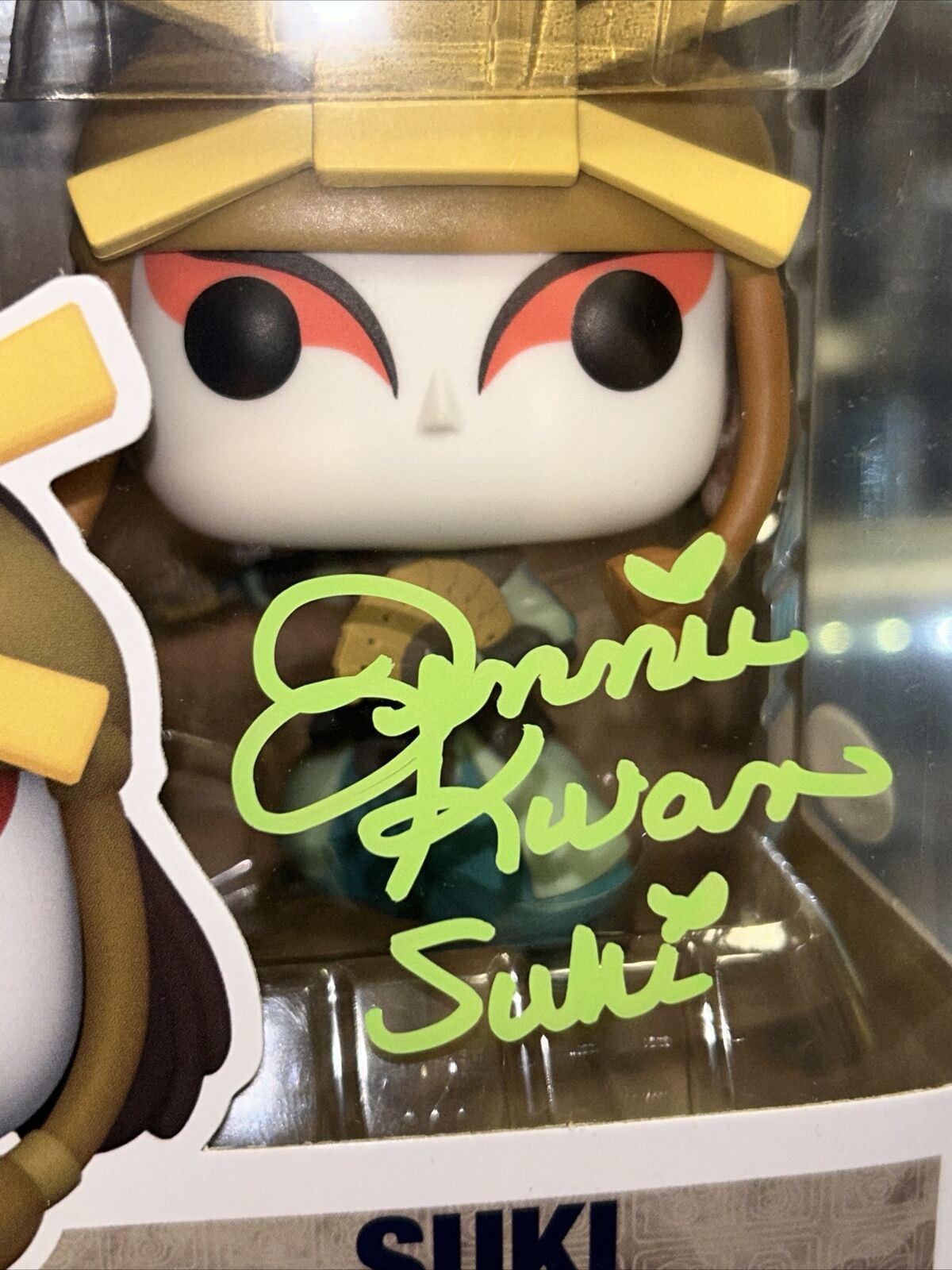 Suki Signed By Jennie Kwan (Funko, Avatar The Last Airbender)*JSA Authenticated* product image 3, provided for visual