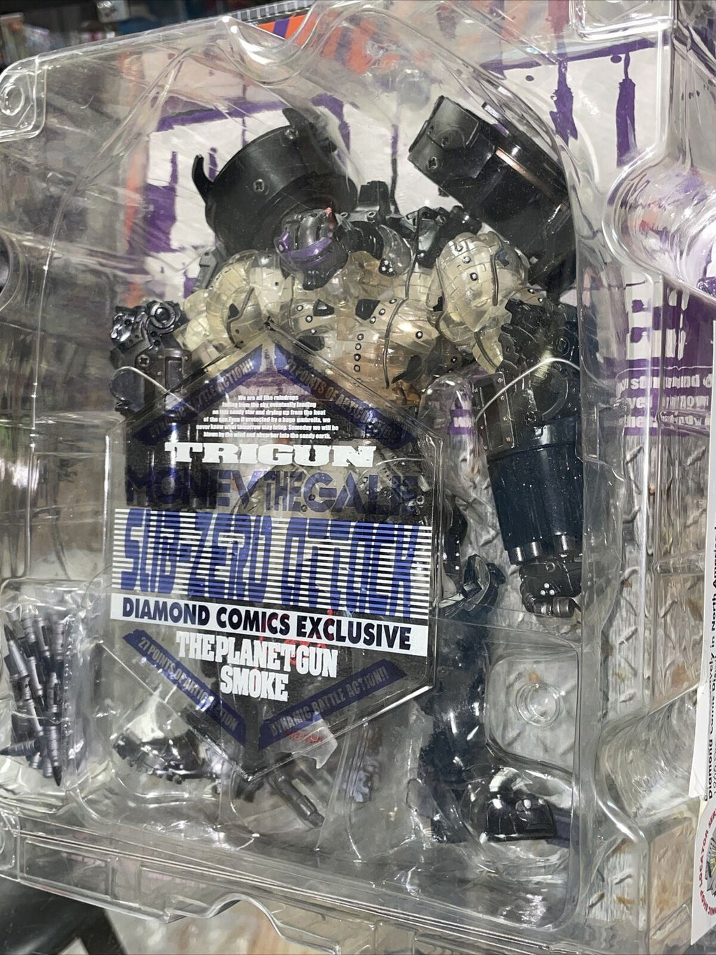 Monev The Gale: Subzero Attack Trigun Planet Gun Smoke (Diamond Comics, 2002) product image 5, provided for visual reference