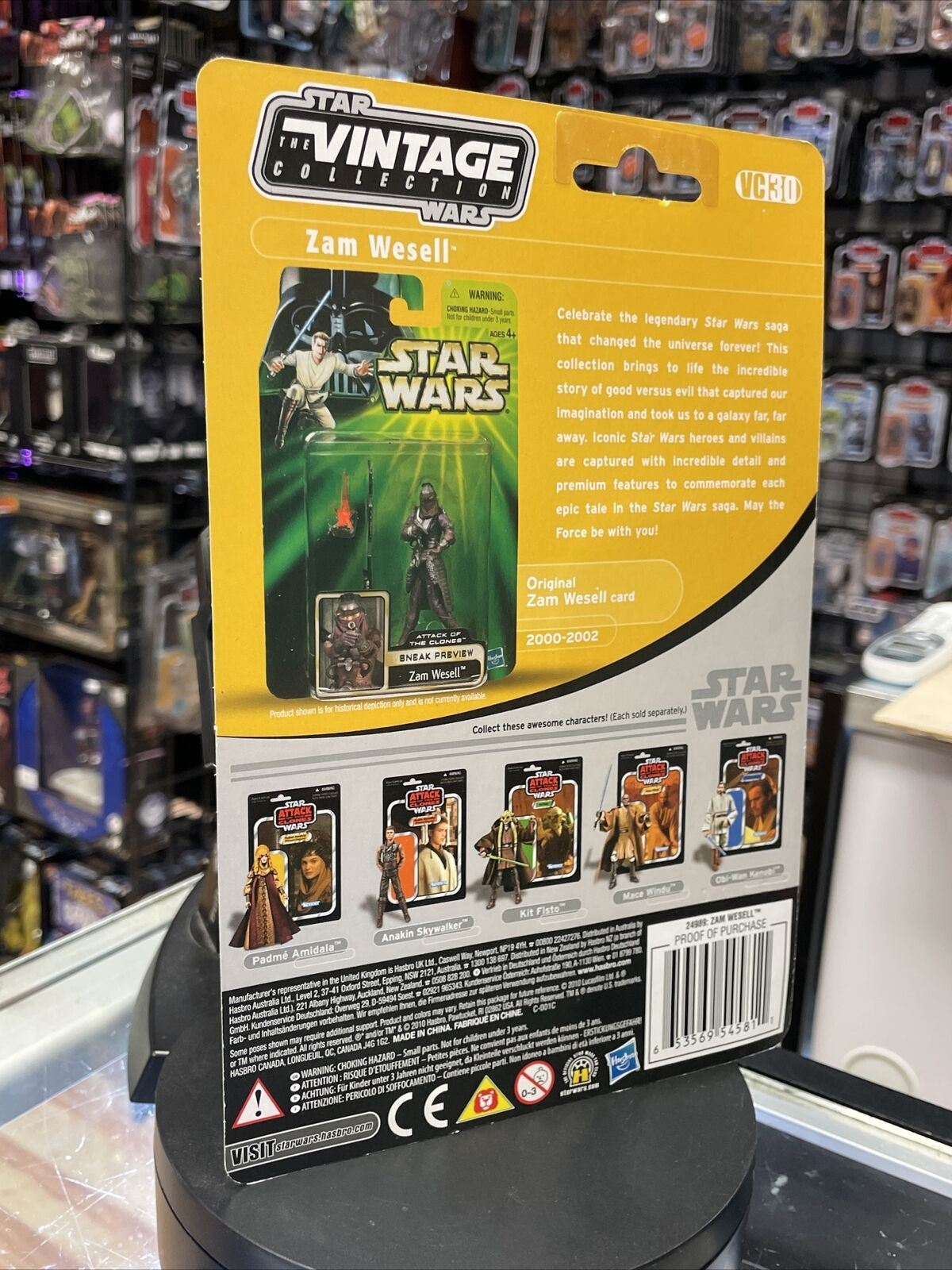 Zam Wesell vc30 (Star Wars AOTC, Vintage Collection) product image 10, provided for visual reference and product detail