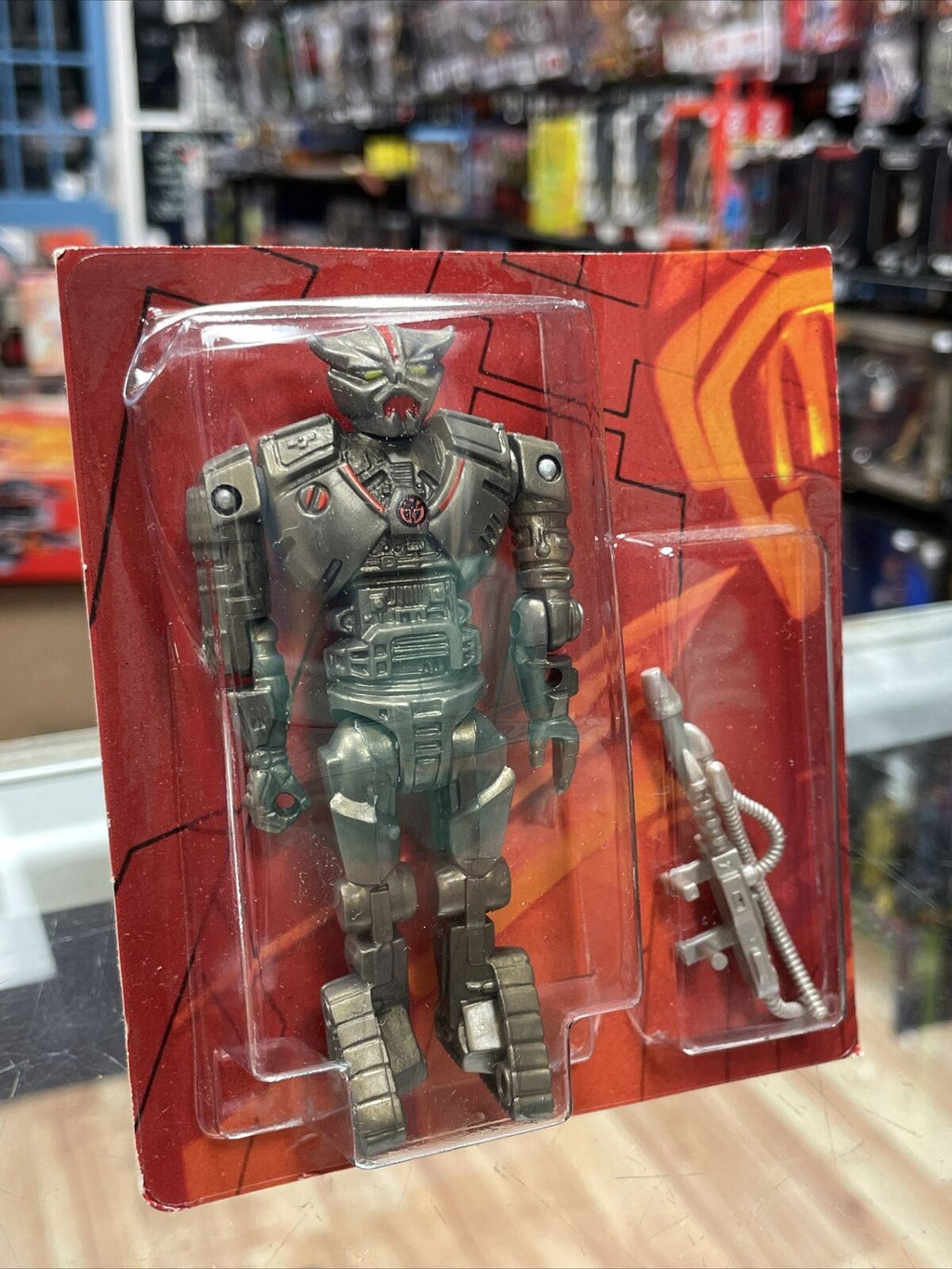 Blastarr Ground Guardian (Captain Power, Vintage Mattel) Cut Card Sealed product image 2, provided for visual reference and