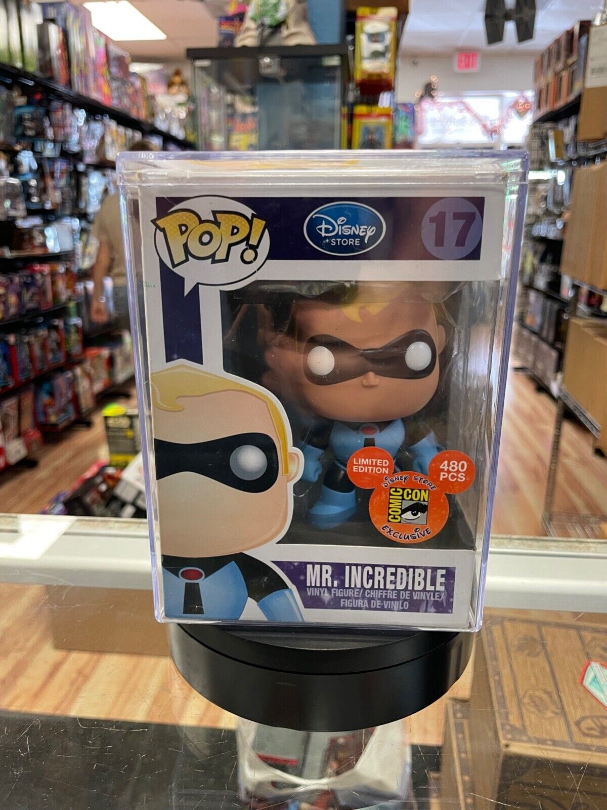 Mr Incredible #17 SDCC Exclusive 1 Of 480 (Funko Pop!, Disney) **Super Rare** product image 1, provided for visual reference