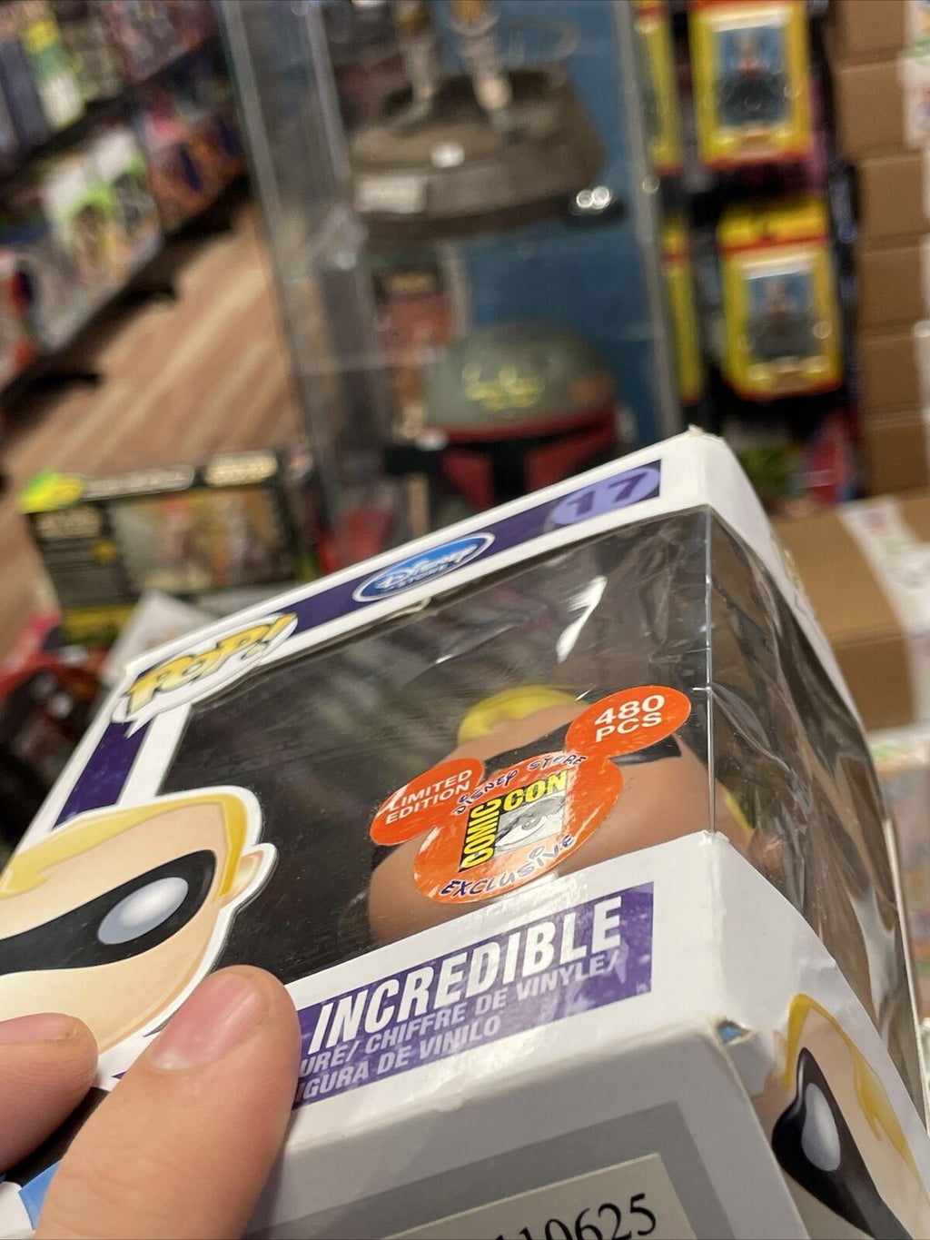 Mr Incredible #17 SDCC Exclusive 1 Of 480 (Funko Pop!, Disney) **Super Rare** product image 16, provided for visual