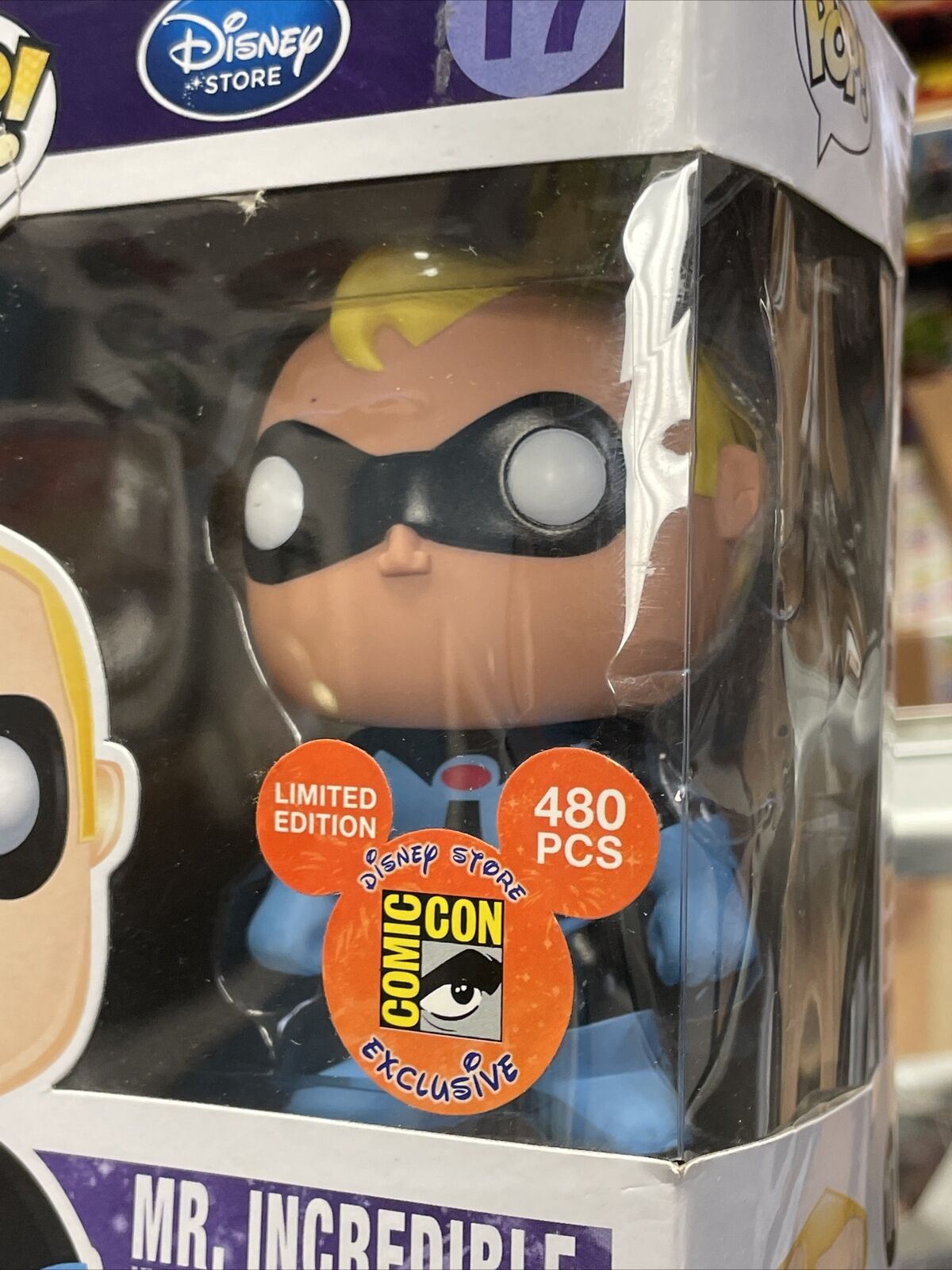 Mr Incredible #17 SDCC Exclusive 1 Of 480 (Funko Pop!, Disney) **Super Rare** product image 17, provided for visual