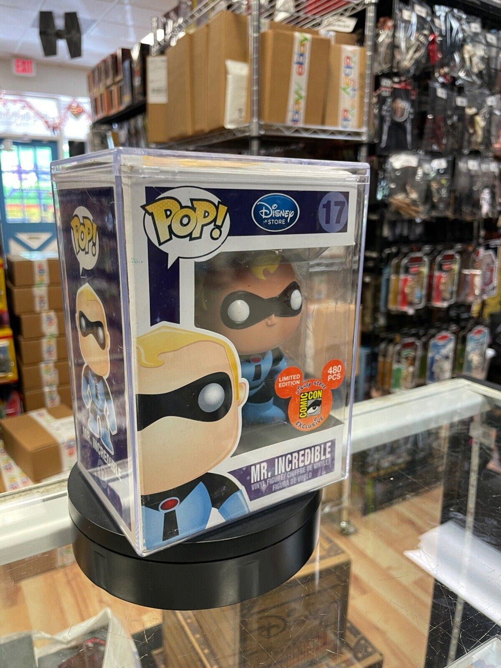 Mr Incredible #17 SDCC Exclusive 1 Of 480 (Funko Pop!, Disney) **Super Rare** product image 4, provided for visual reference